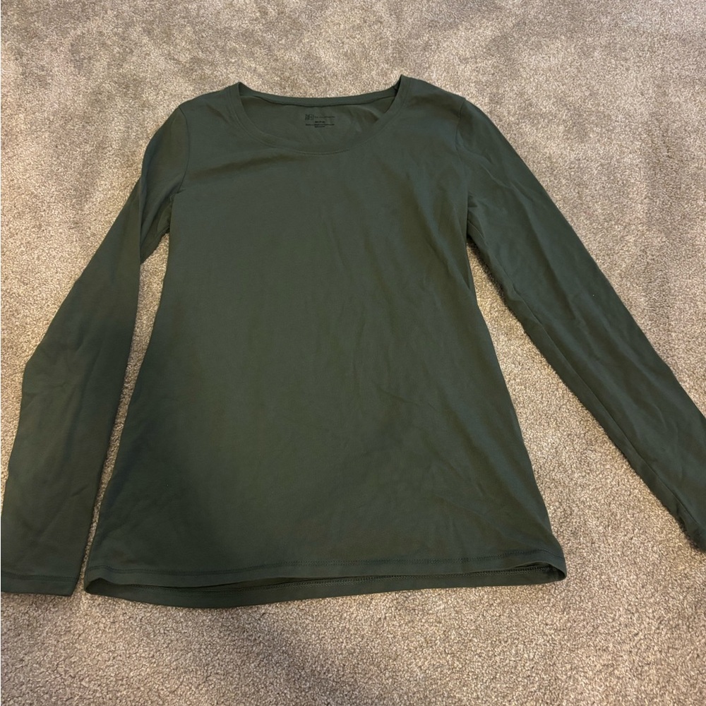 No Boundaries Olive Green Tee